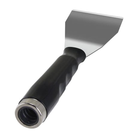Warner 3 in  SS Bent Pole Scraper w/ Threaded Handle 10737